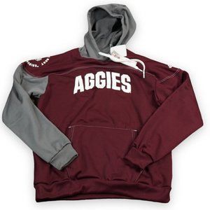 Adidas Texas A&M Aggies Hoodie‎ Mens Medium Maroon Grey Stadium Performance